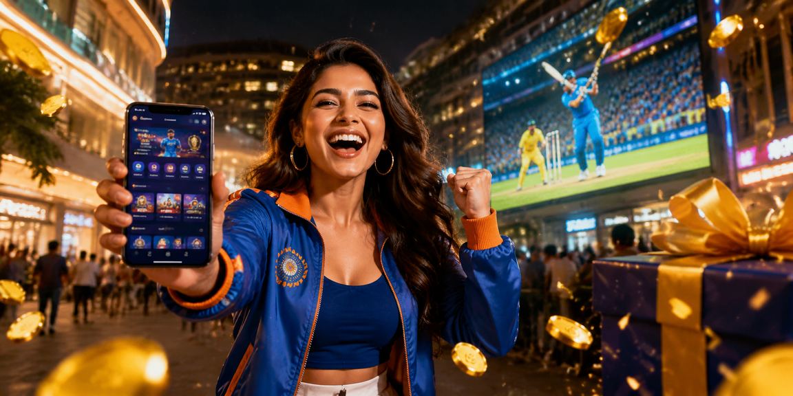 Live casino neon scene and cricket betting excitement in Delhi